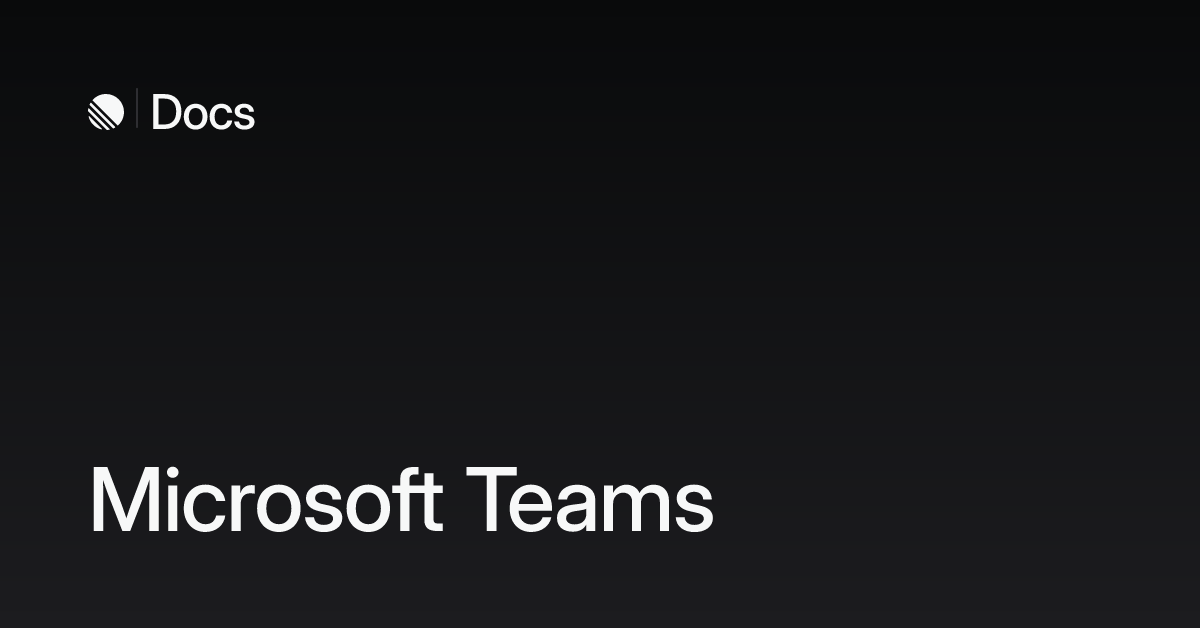 Microsoft Teams – Linear Docs