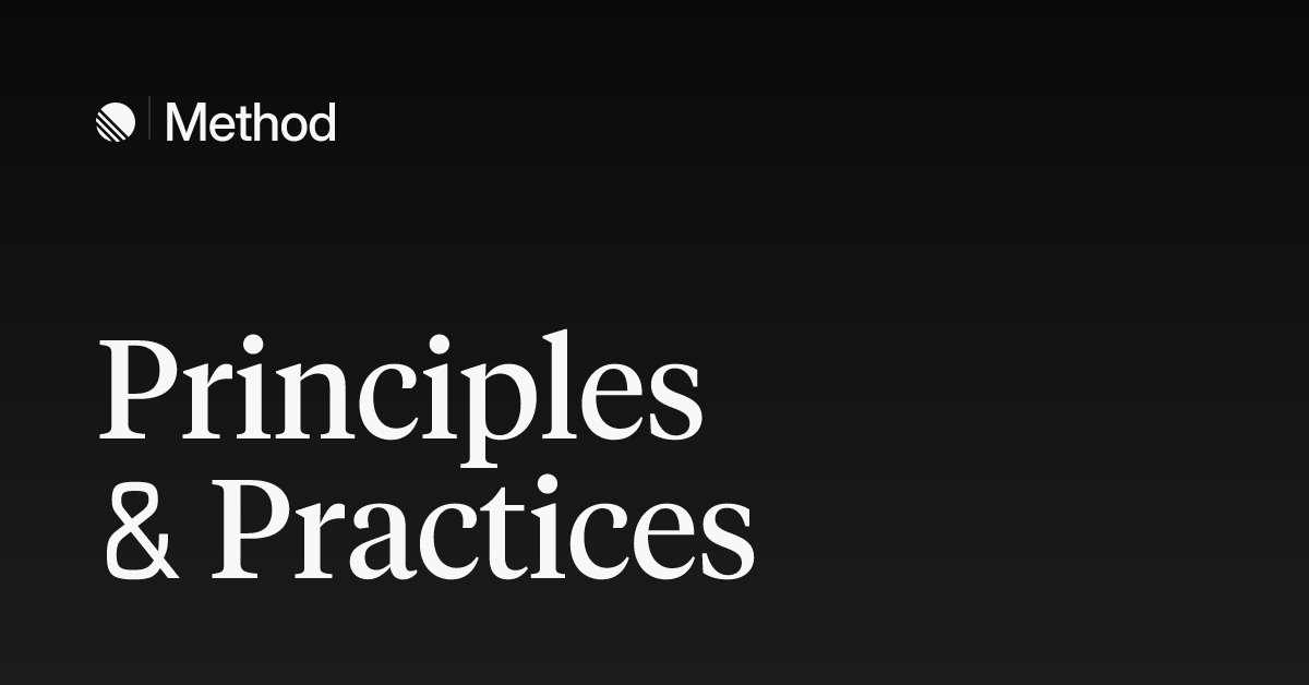 Principles & Practices