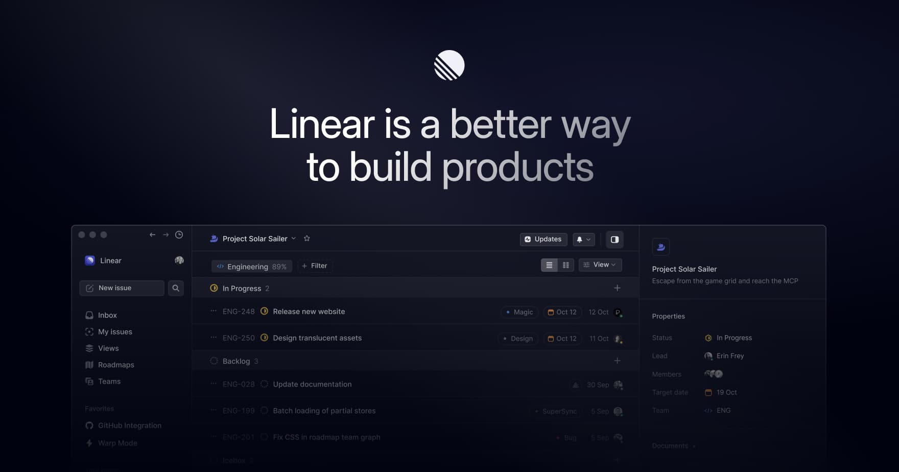 Linear – A better way to build products